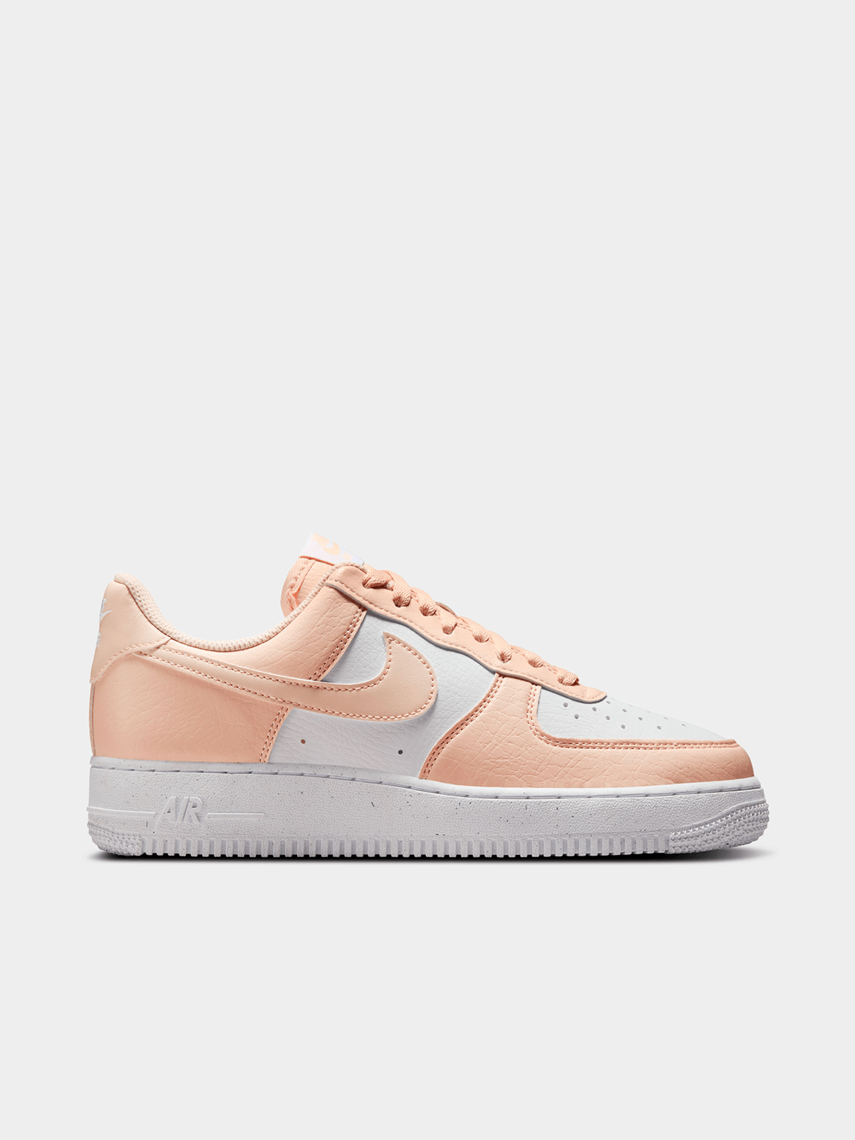 NEW Nike Women's Air Force 1' White/Washed Coral Estate Sneaker