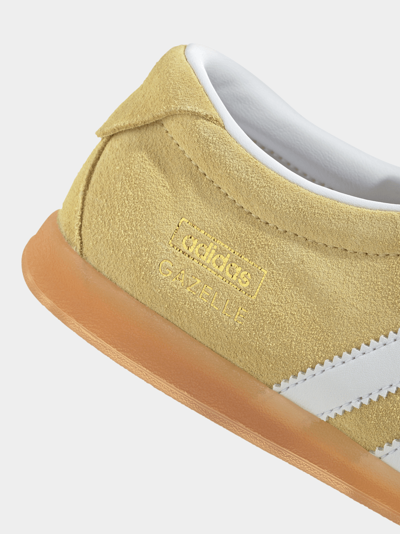 adidas Originals Women's Gazelle Lo Pro Yellow/Gum Sneaker