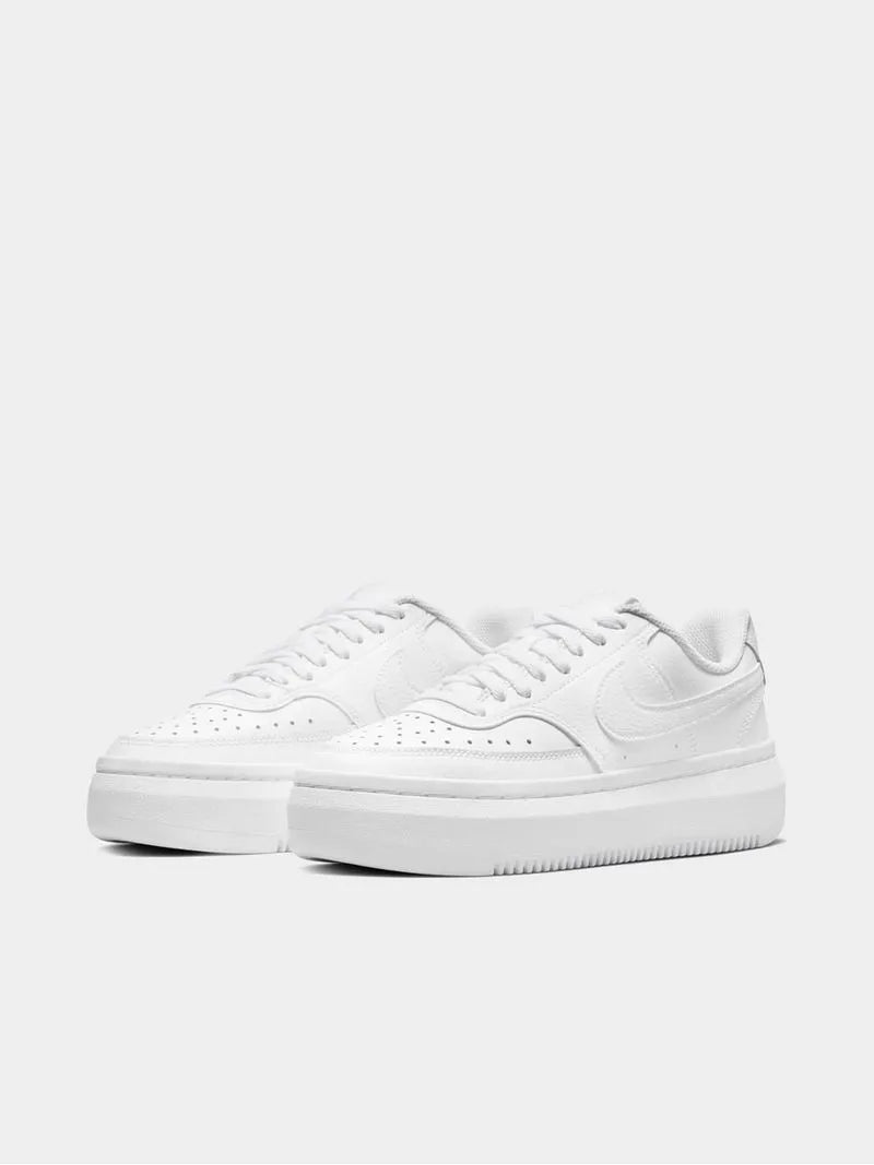 Nike Women's Court Vision Alta White Sneaker