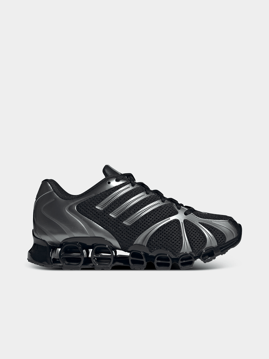 adidas Originals Women's Mega Ghostride Black/Silver Sneaker
