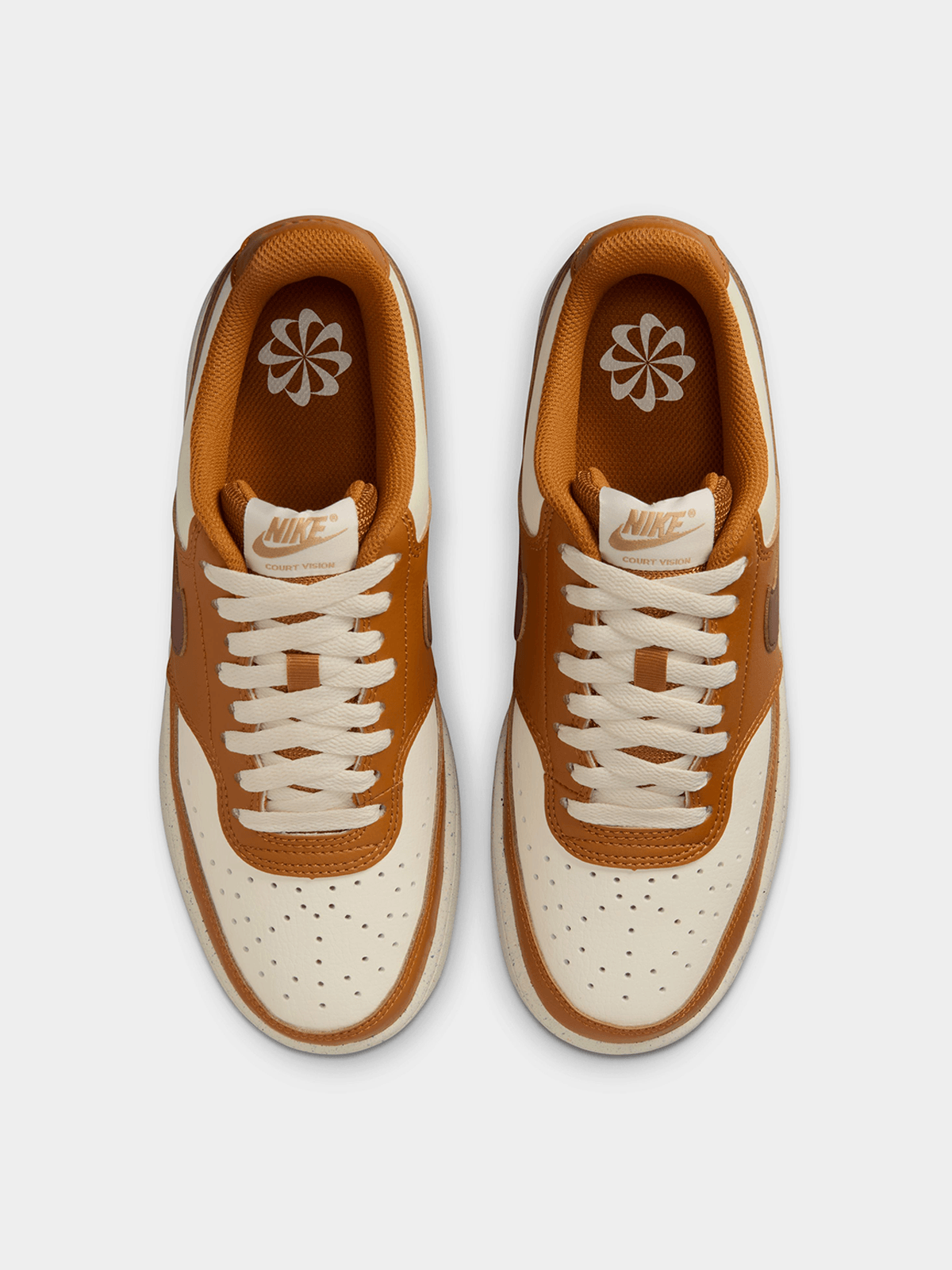 Womens Nike Court Vision Next Nature Black/White Low Sneakers