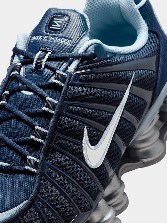 Nike Women's Shox TL Obsidian/Metallic Platinum Sneaker