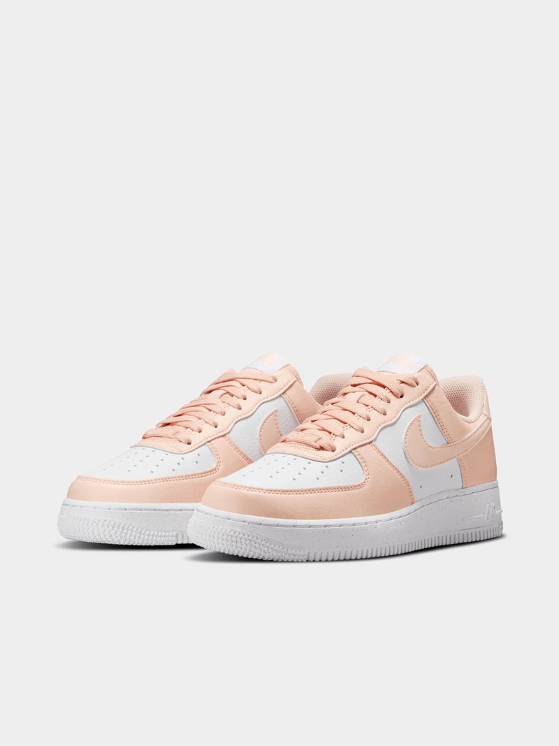 NEW Nike Women's Air Force 1' White/Washed Coral Estate Sneaker