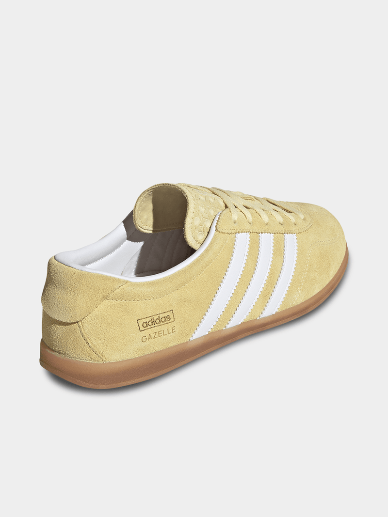 adidas Originals Women's Gazelle Lo Pro Yellow/Gum Sneaker