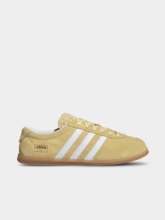 adidas Originals Women's Gazelle Lo Pro Yellow/Gum Sneaker